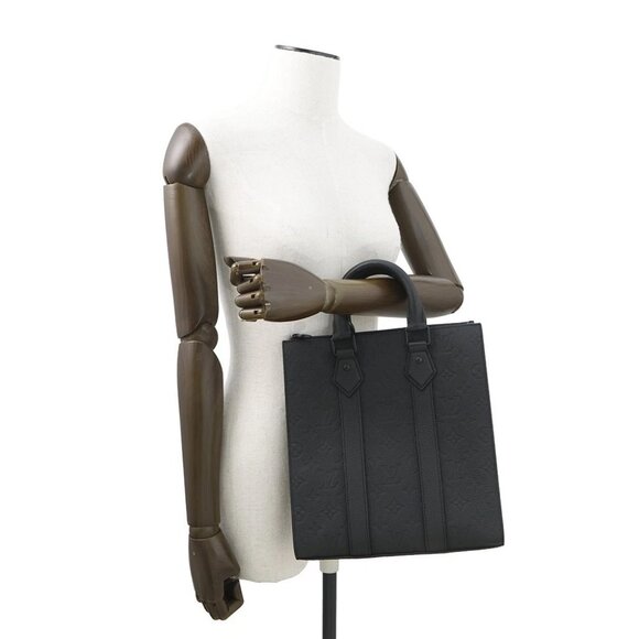 LOUIS VUITTON Sac Plat Monogram・Taurillon Black M21884 - Picture 12 of 16